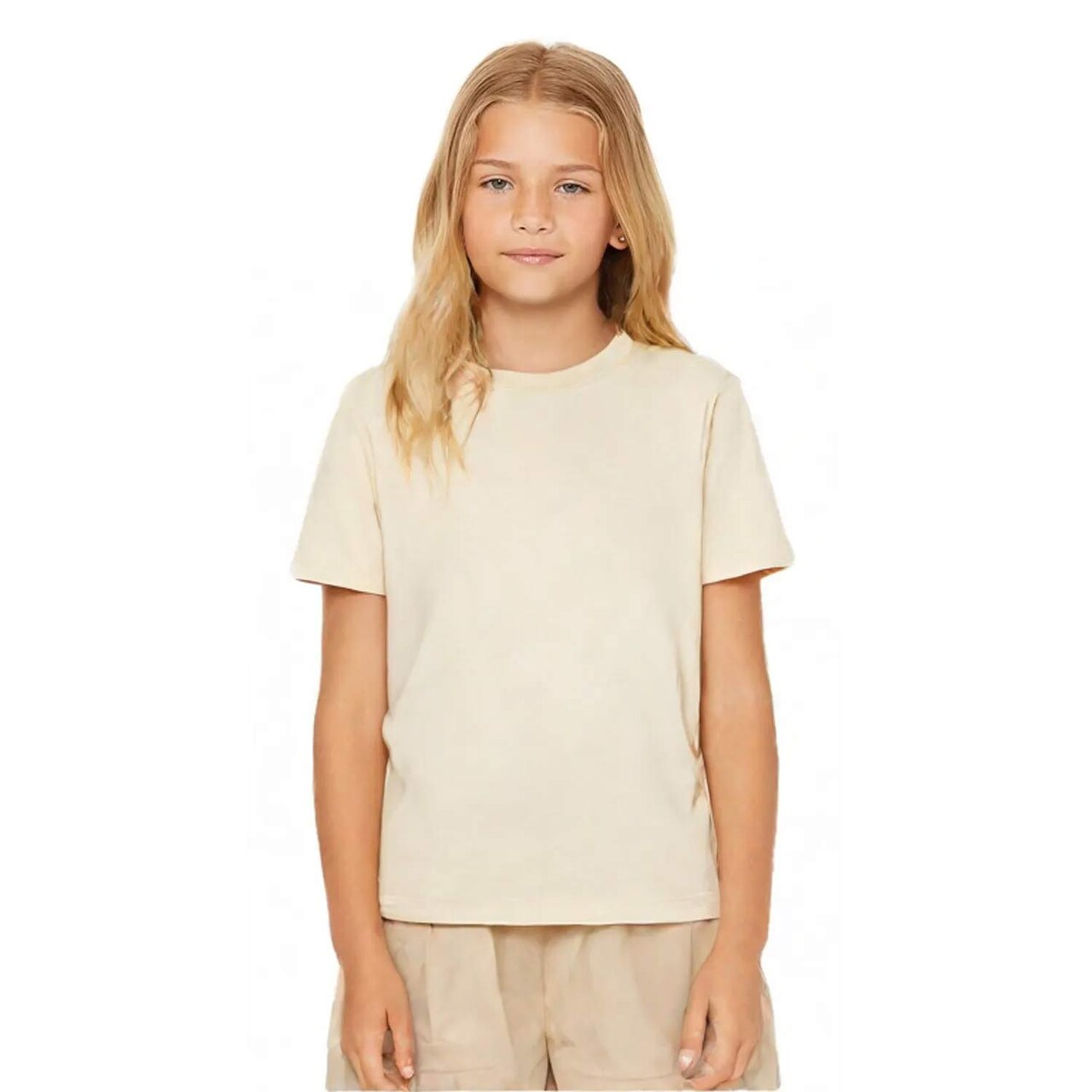 BELLA + CANVAS Youth Jersey Lightweight Airlume Cotton Retail Fit Unisex Kids Everyday Casual T-Shirt